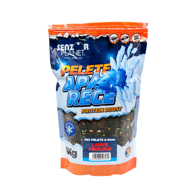 Senzor Planet Pellets Agua Fria Larvas Libelula 2-3mm 1kg