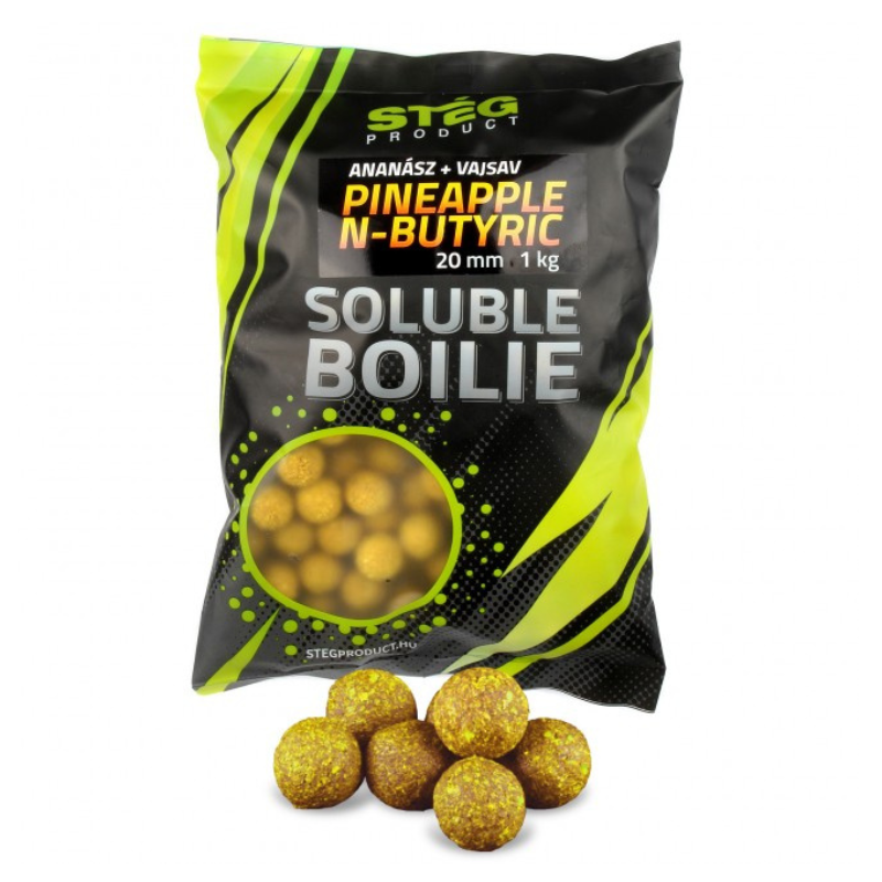 Steg Product Boilies Solubles Piña + N-Butyric 24mm 1kg