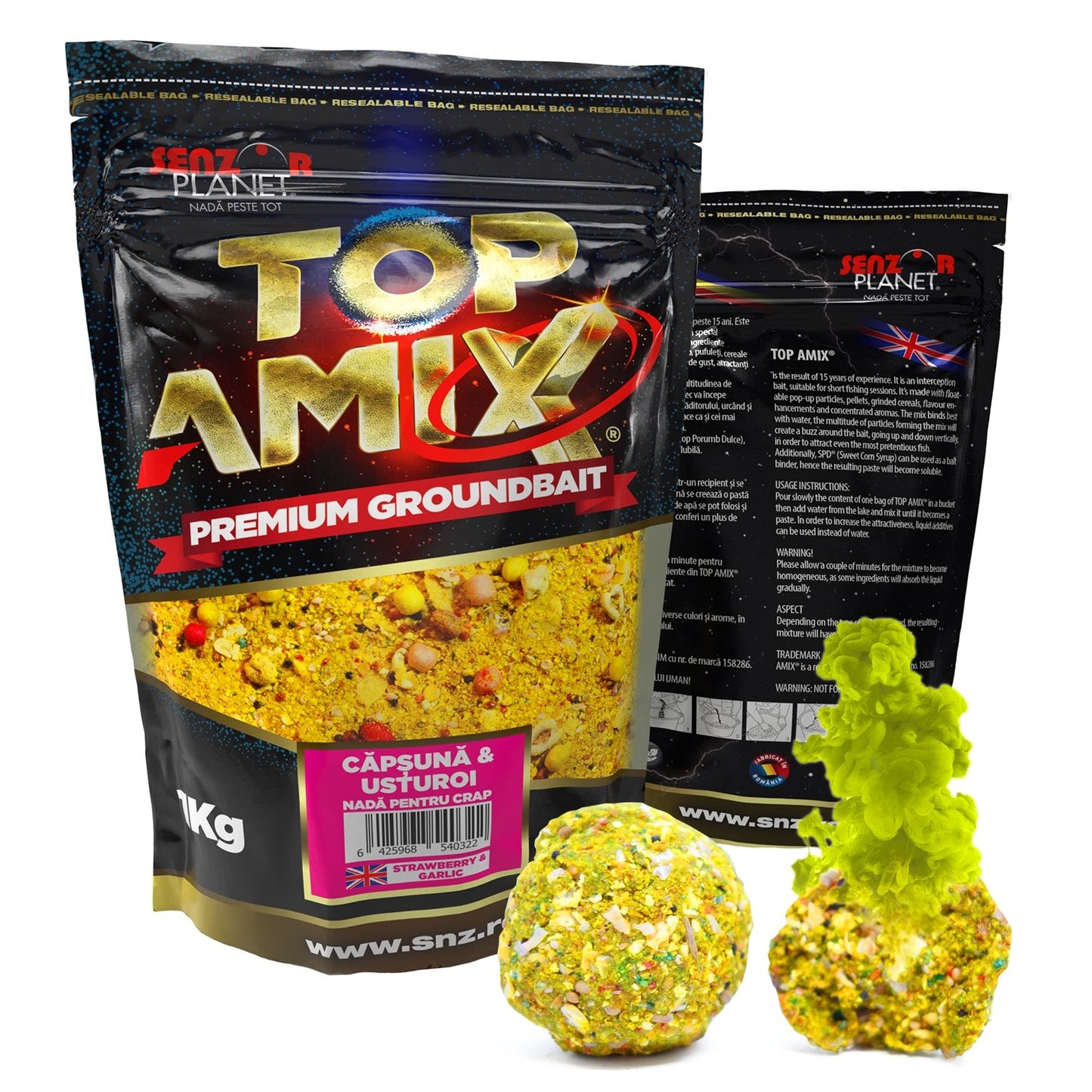 Senzor Planet Groundbait Fresa Ajo Top Amix