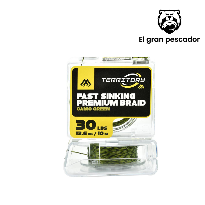 Mikado Sinking Braid 30lb Camo Green