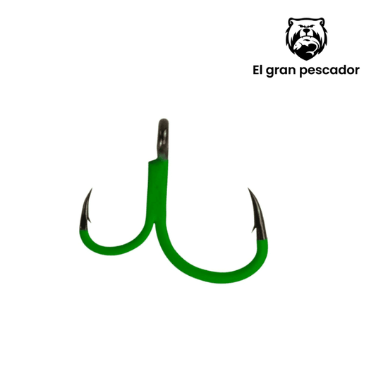 Anzuelos Madcat Dead Bait Gripper Hooks Verdes 8/0 4pcs