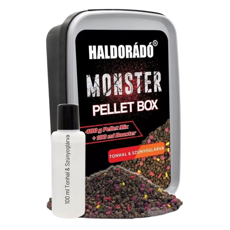 Haldorado Monster Pellet Box Atun Bloodworm + Liquido