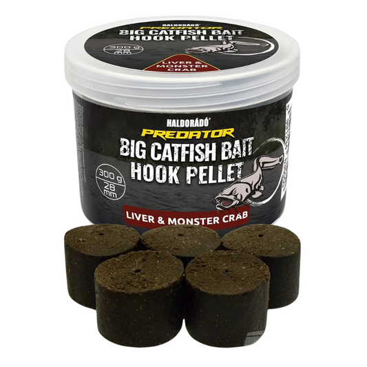 Haldorado Catfish Bait Hook Pellet Bait Higado, Monster Crab 24mm 300gr