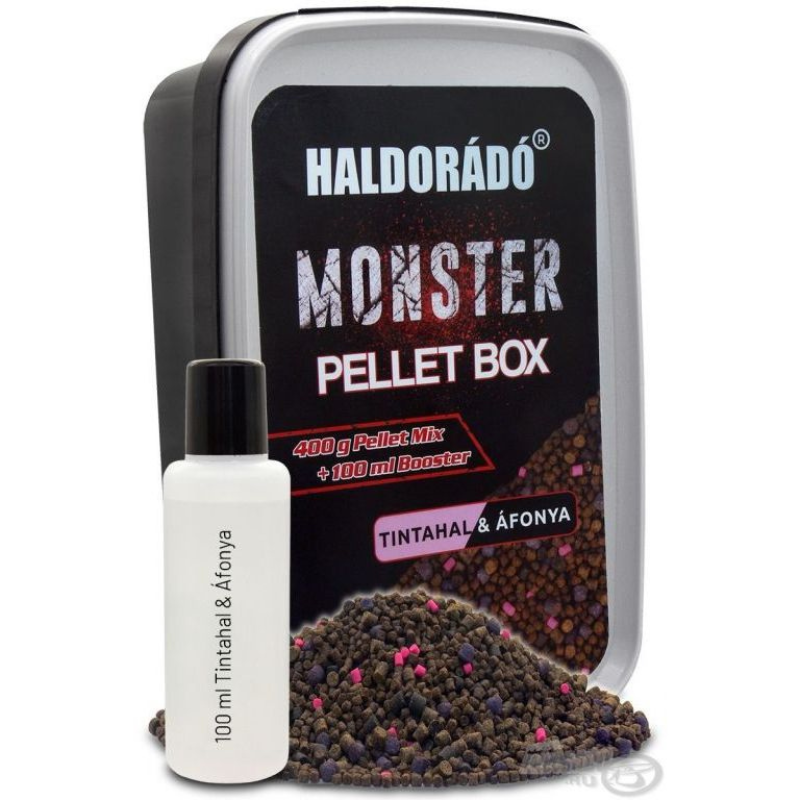 Haldorado Monster Pellet Box Squid Arandanos