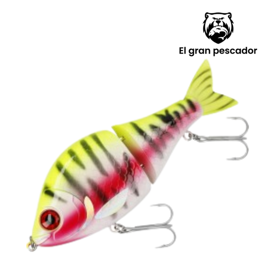 Swimbait Mikado MFT Lemon Tiguer Slow Sinking 10cm 41gr