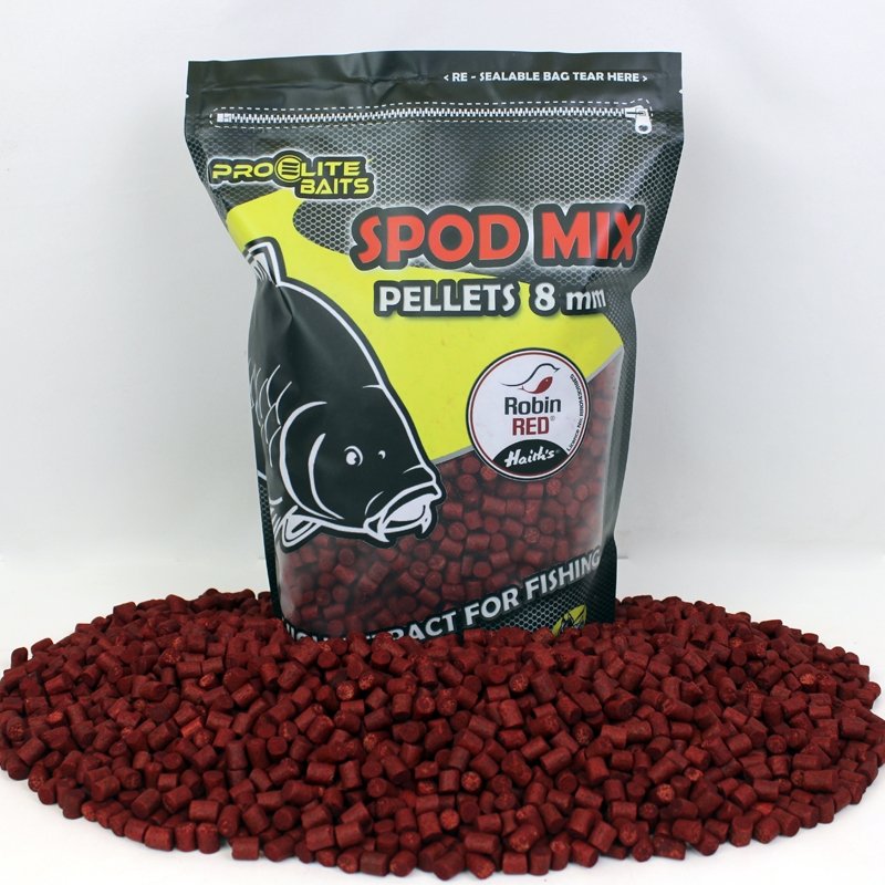 Pro Elite Baits Robin Red Spod Mix Pellets 8mm 1,800kg
