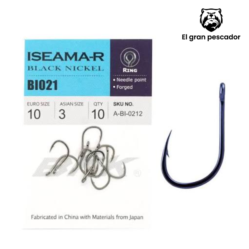 Anzuelos BKK Iseama-R Nº 10 10uds