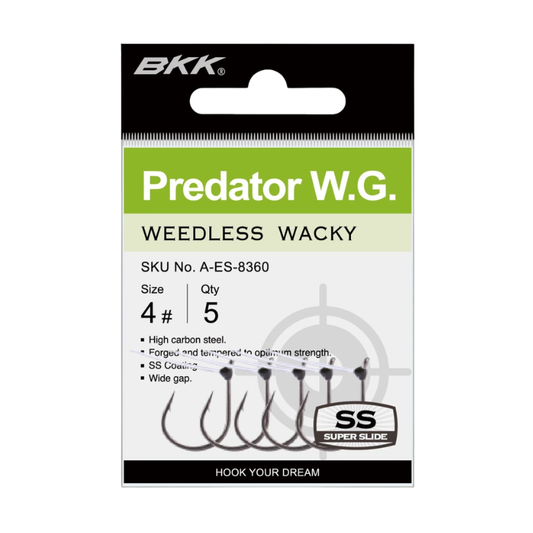 Anzuelos BKK Predator Wacky Weedless Nº 2 5pcs