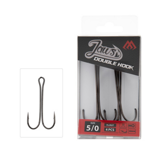 Anzuelos Dobles Mikado Jaws 3/0 5pcs