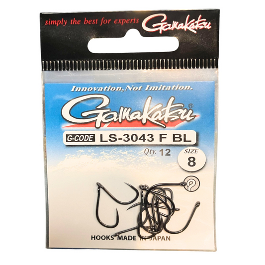 Anzuelos Gamakatsu LS-3043 F BL Sin Muerte Size 4