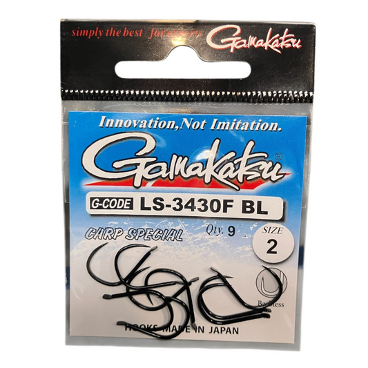 Anzuelos Gamakatsu LS-3430F BL Sin Muerte Size 10