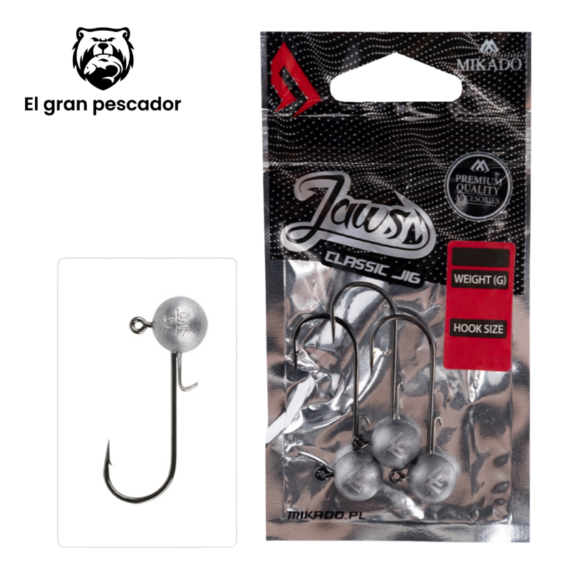 Mikado Jig Cabeza Plomada Sensual 1/0 10g 3pcs