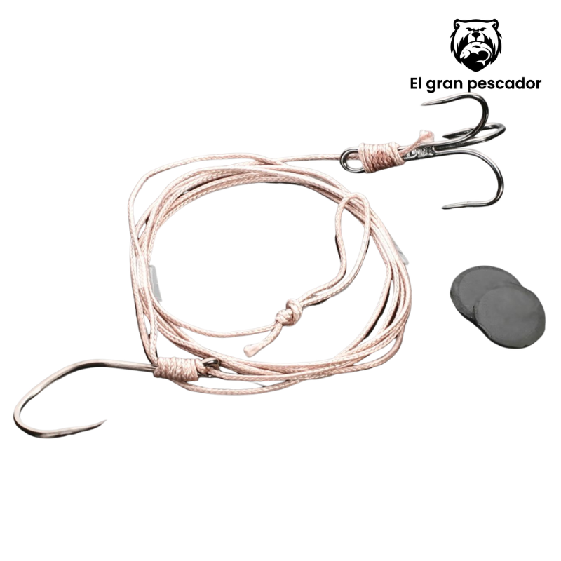 Mikado Anzuelo y Potera Montado Siluro 2/0 1.00mm