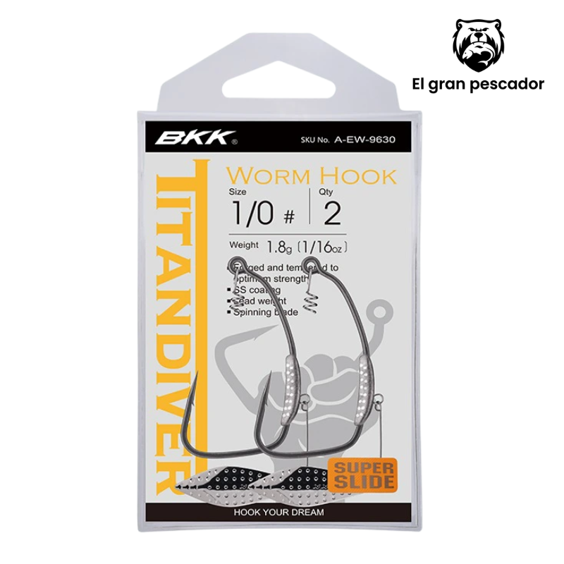 Anzuelos BKK Swimbait Hook 9/0 10.5gr 2pcs