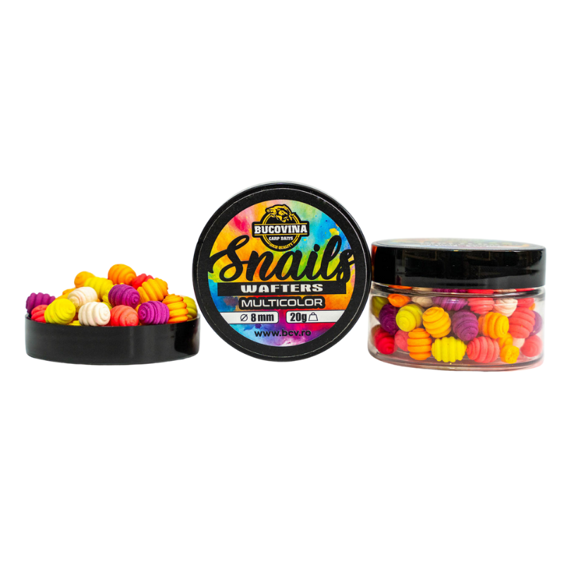 Bucovina Baits Snails Wafter Multicolor 8mm