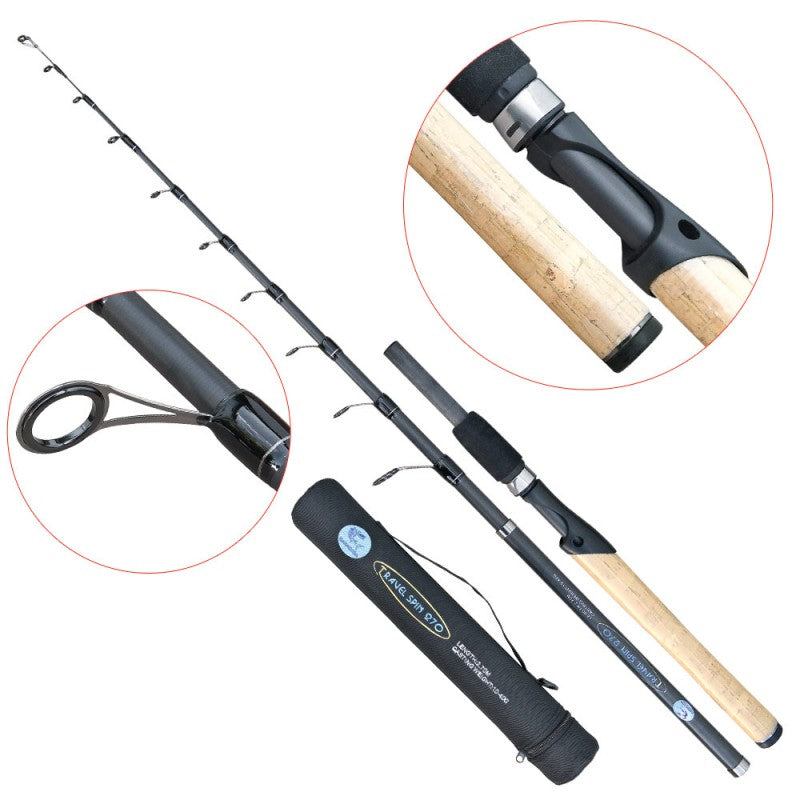 Caña Baracuda Travel Spin 2,40m 10-40gr