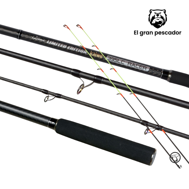 Caña Feeder Kaiwo By Dome Team Feeder 3,95m 3 tramos 50-170gr Lance 135m