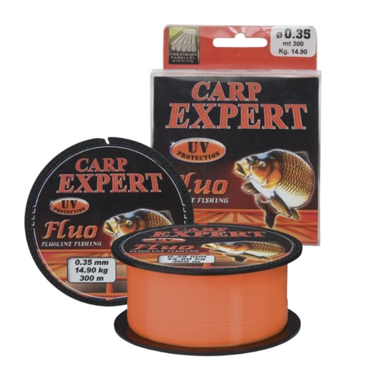 Linea Carp Expert Fluo Naranja Monofilament 0.30mm 12,50kg 300m