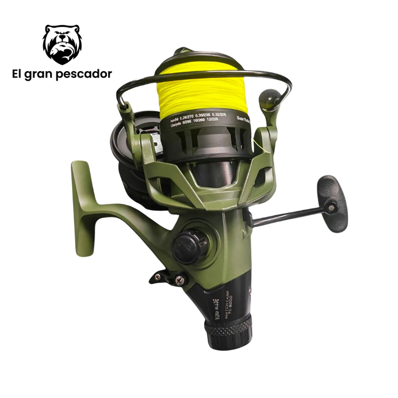Oferta Carrete con Hilo Wind Blade Carp  TC-5000 + Bobina Adicional