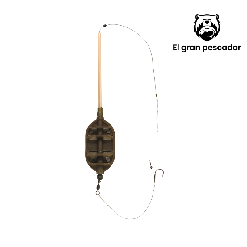 Cebador Method 40g Montado con anzuelo con pincho