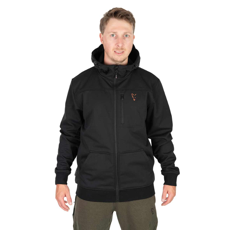 Fox Chaqueta Soft Shell Negra Naranja XL