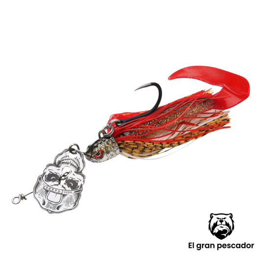 MadCat Chaterbait Siluro Rojo Cangrejo 7/0 55gr