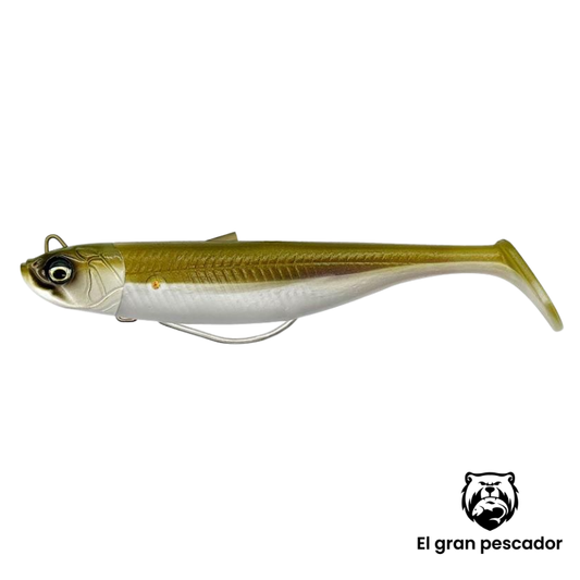Señuelo Savage Gear Minnow Weedless 12,5cm 28g Verde Khaki