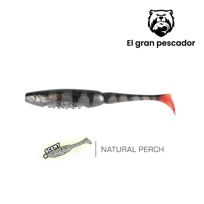 Vinilos Fox Rage Scent Shad Natural Perch 9cm