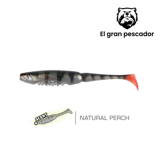 Vinilos Fox Rage Scent Shad Natural Perch 11cm