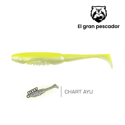 Vinilos Fox Rage Scent Shad Chart Ayu 13cm