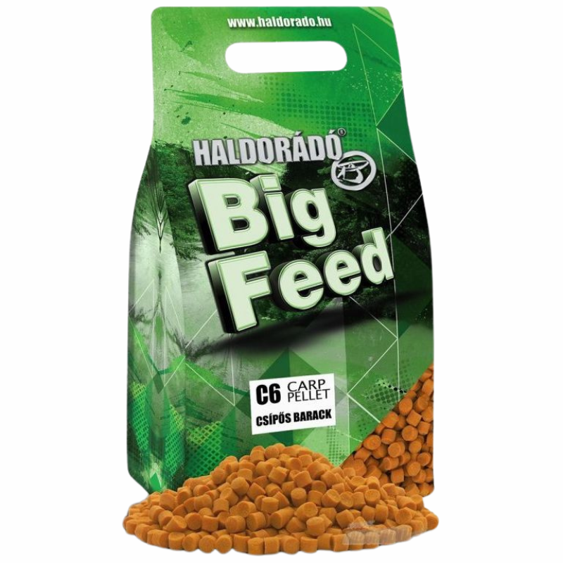 Haldorado Big Feed C6 Pellet Melocoton Picante 2kg