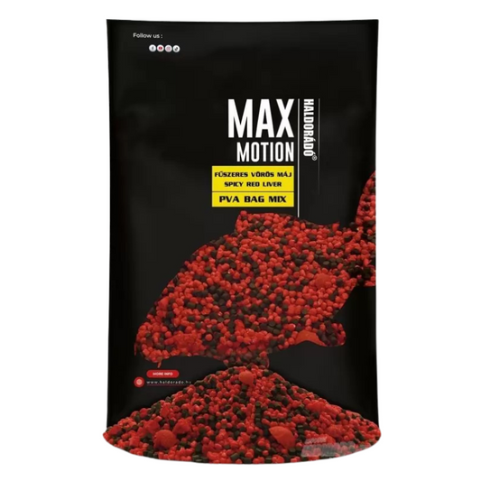 Haldorado PVA Bag Mix Spicy Red Liver 600gr