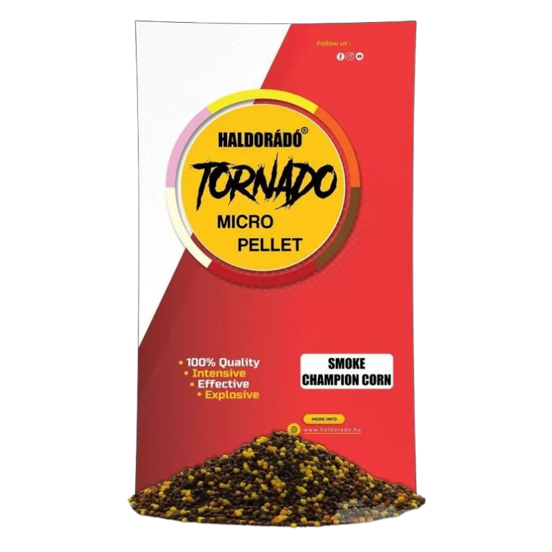 Haldorado Tornado Micro Pellets Smoke Champion Corn 500gr