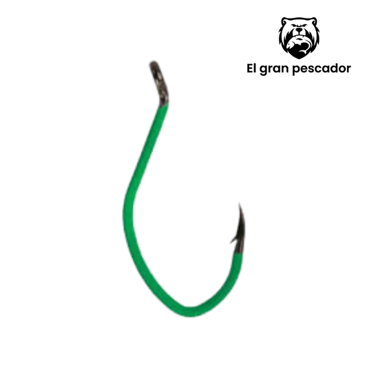 Anzuelos Clasicos Madcat Verdes 8/0 4pcs