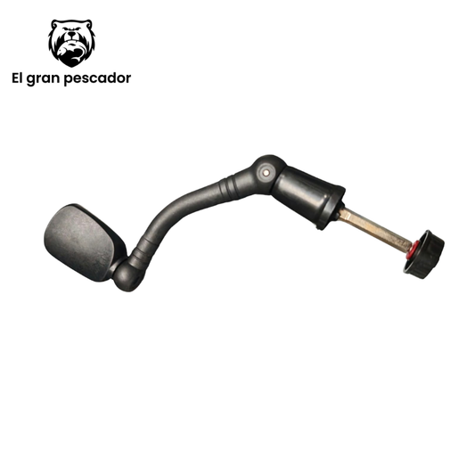 Manivela para carrete negro grande