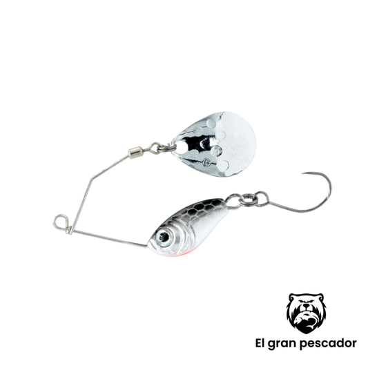 Señuelo Herakles Micro Spinerbait 3,4g Shad