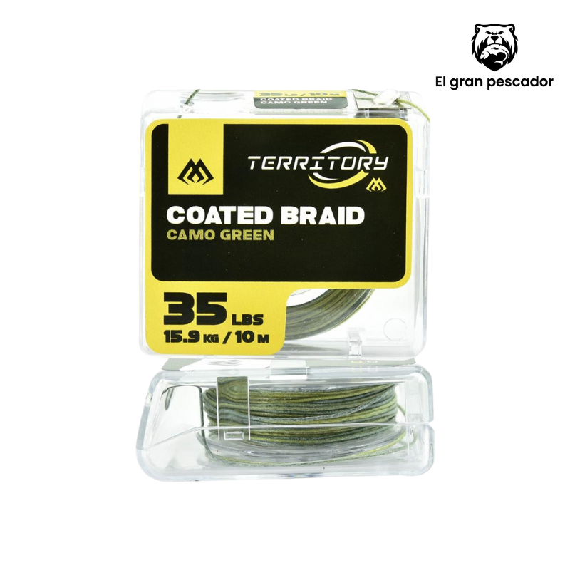Trenzado Mikado Recubierto Camo Green 35lb 15,9kg 10m