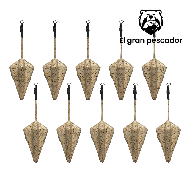 Oferta 10 Plomos Surfcasting Piramide 120g Arena