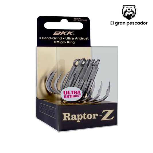 Anzuelos Triple BKK Raptor Z 4/0 5pcs