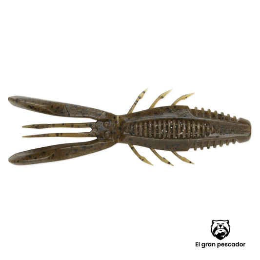 Vinilos Rapala CrushCity Bronco Bug Green Pumpkin  4´´ 10cm 6unidades