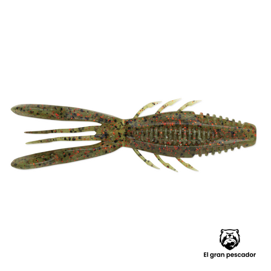 Vinilos Rapala CrushCity Bronco Bug Watermelon Red  4´´ 10cm 6unidades
