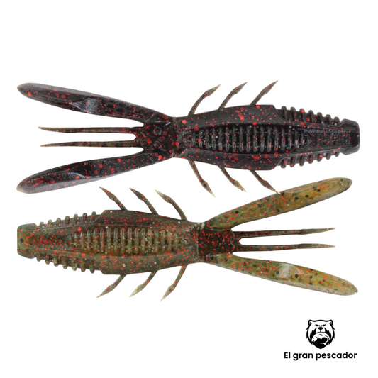 Vinilos Rapala CrushCity Bronco Bug California Craw  4´´ 10cm 6unidades