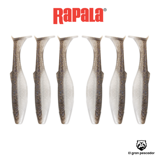 Vinilos Rapala CrushCity Gizzard Shad 4´´ 10cm 6unidades