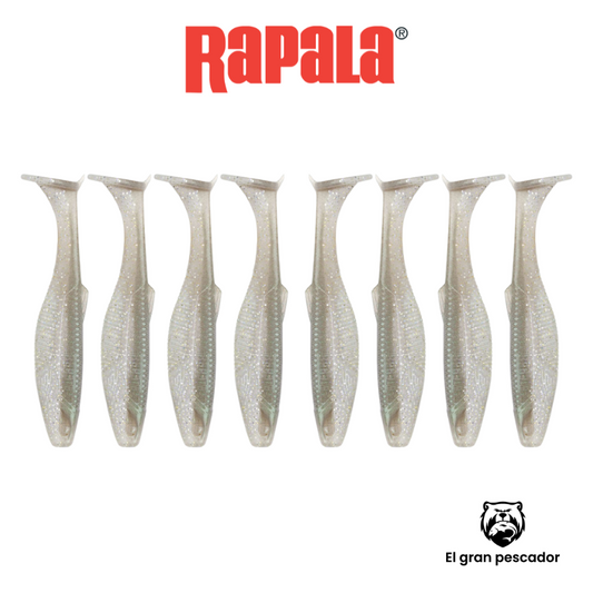 Vinilos Rapala CrushCity Green Shad 3´´ 7,5cm 8unidades