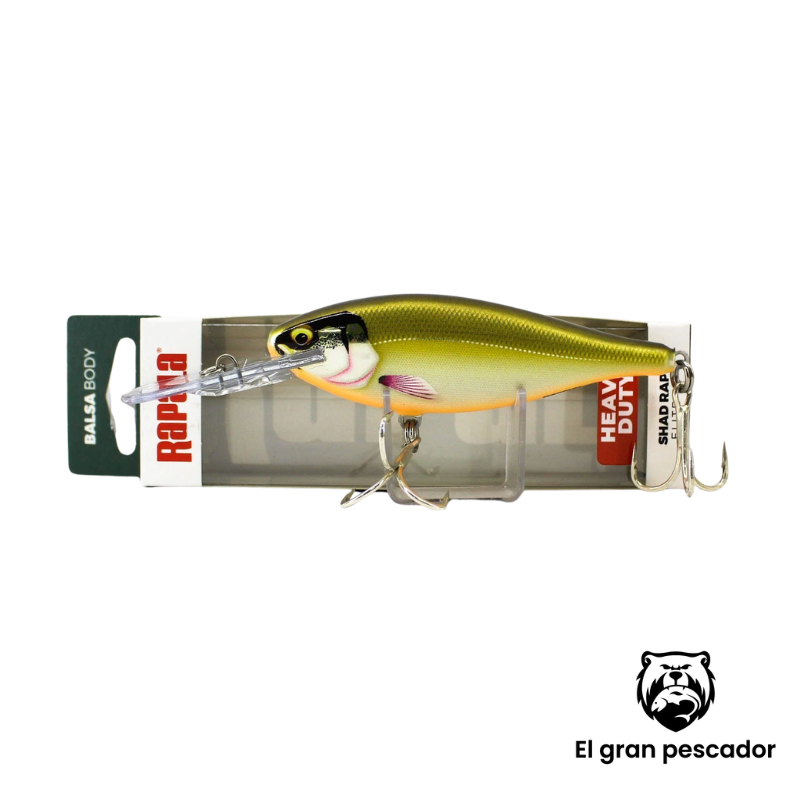 Rapala Shad Rap (Peces Grandes) 95mm 20gr 3,5m Olive Green