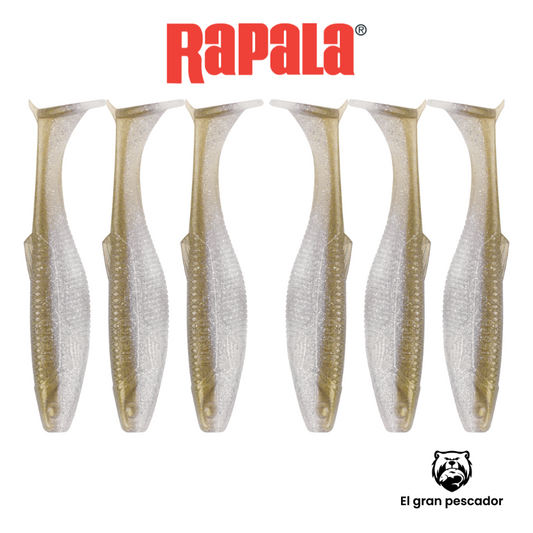 Vinilos Rapala CrushCity Tennesse Shad 4´´ 10cm 6unidades