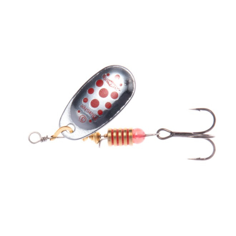 Mikado Cucharilla Nr 1 3g Plateada Puntos Rojos