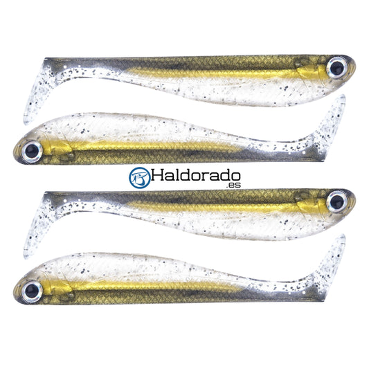 Vinilos Roshi Fishing R-Shad 100mm 9gr Alburno