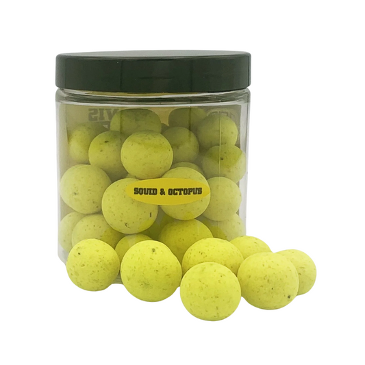 SBS Baits Fluro Pop Ups Squid Octopus 16,18,20mm