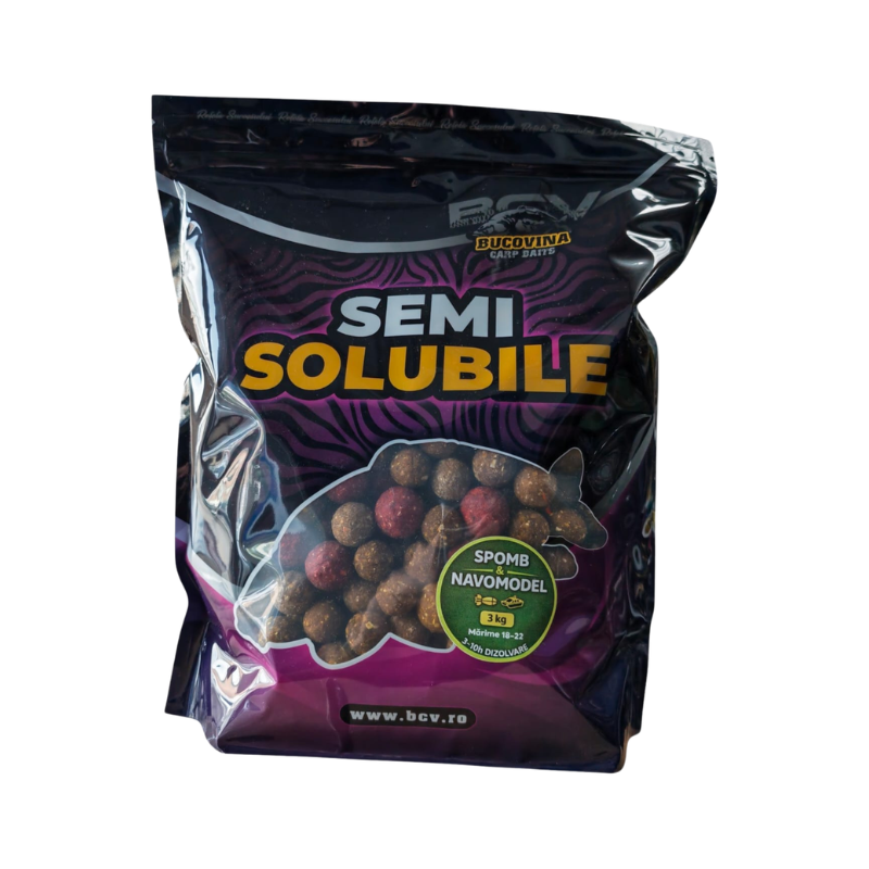 Oferta Limitada Bucovina Baits Boilies Semi Soluble Mix Spod Navamodel 18-22mm 3kg